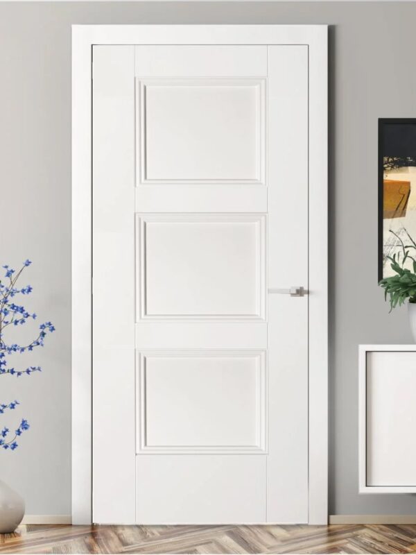 internal door with 3 panels