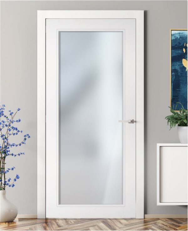 internal door with glazing