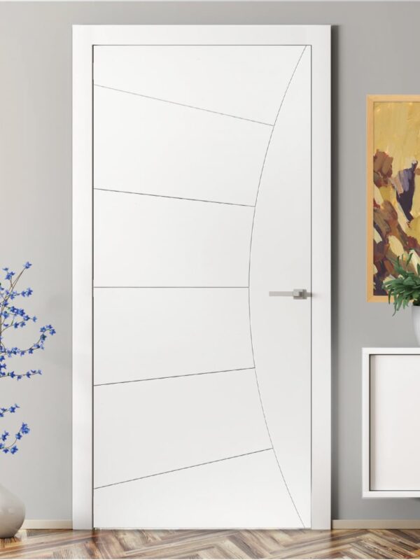 internal door with handles
