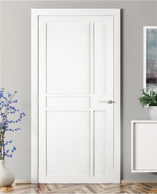 internal door with pattern