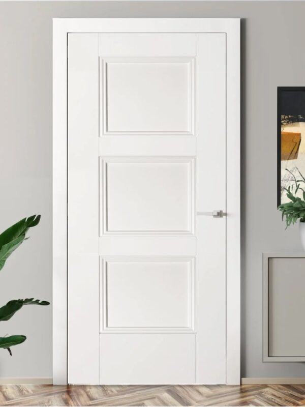 pre hung door with 3 panels