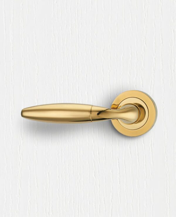 door handle bulbus brass
