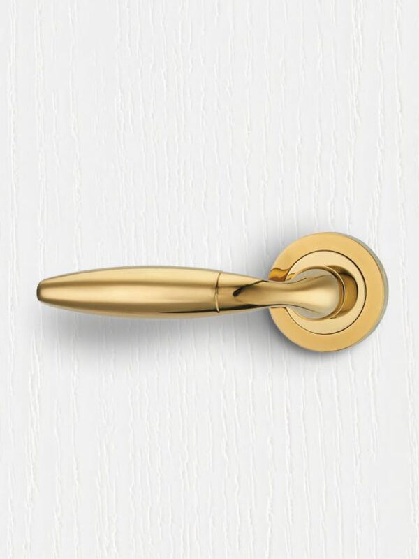 door handle bulbus brass